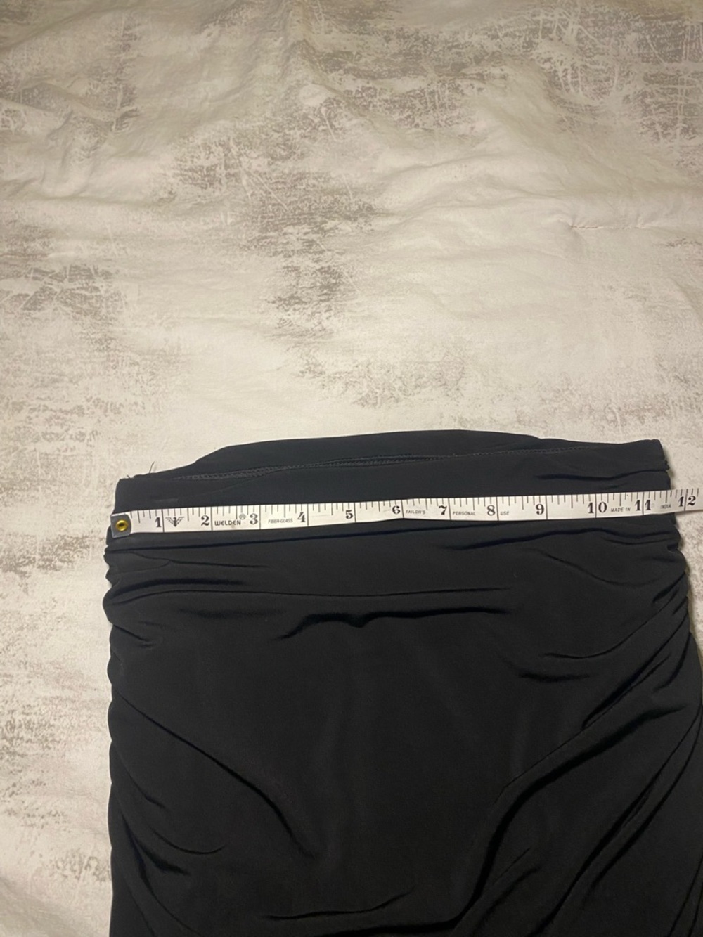 Forever 21 Black Asymmetrical Ruched Skirt - Picture 7 of 8